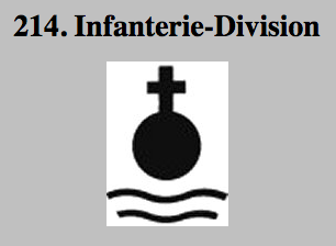 214ID badge division of the German Wehrmacht