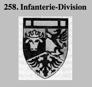 258ID badge division of the German Wehrmacht